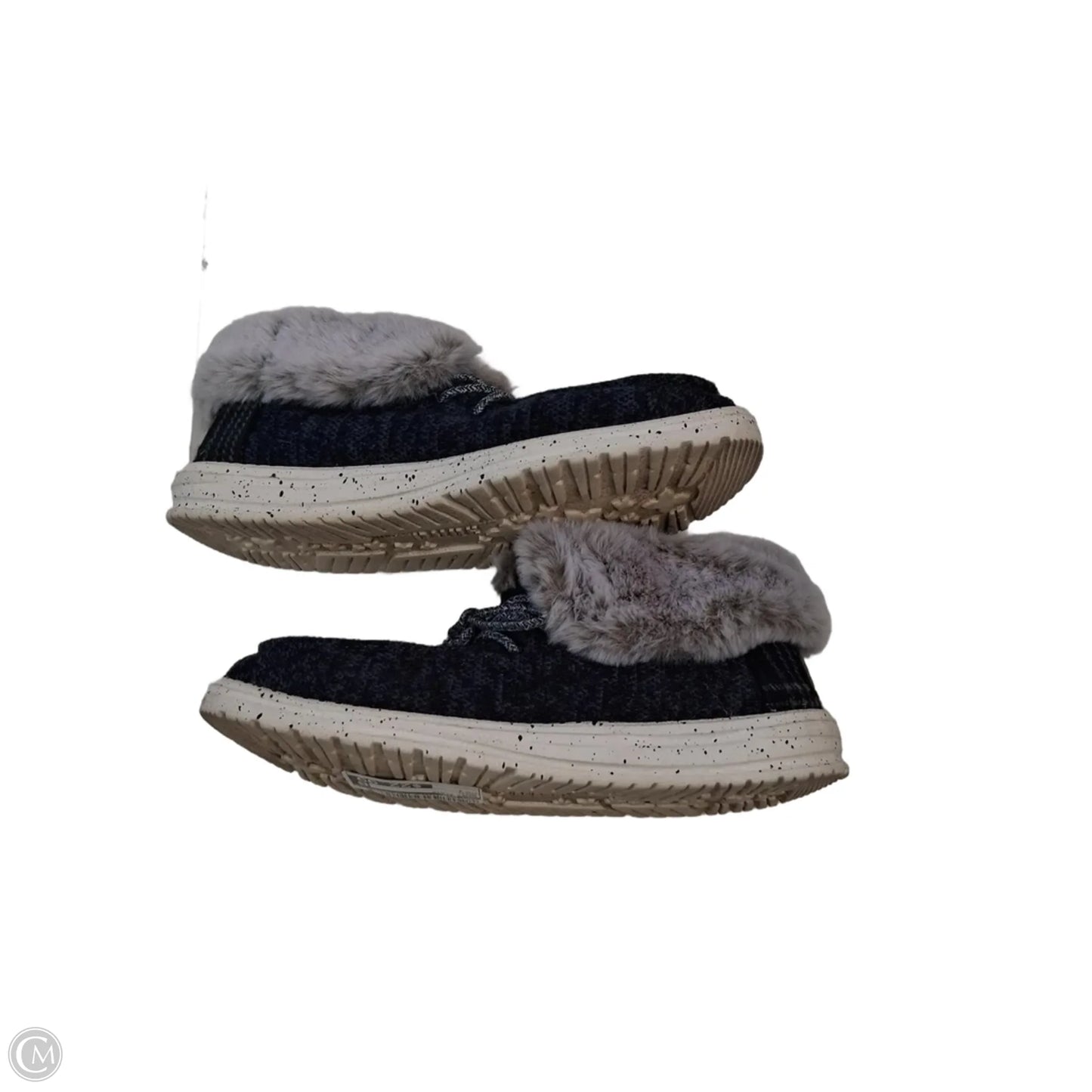 Shoes Flats By Hey Dude In Navy, Size: 7