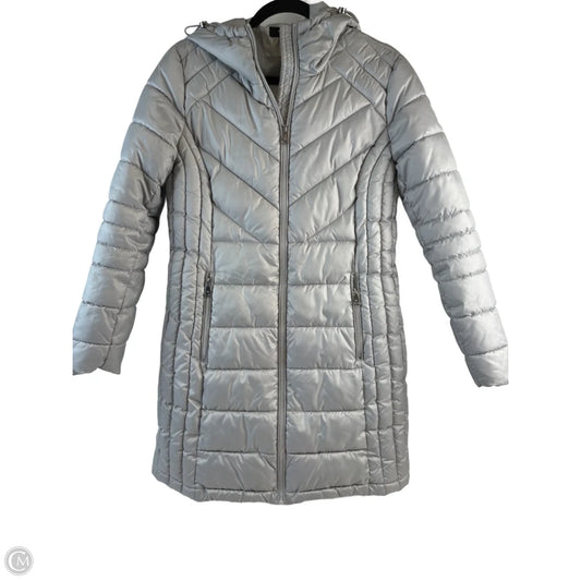 Jacket Puffer & Quilted By Kenneth Cole In Grey, Size: S