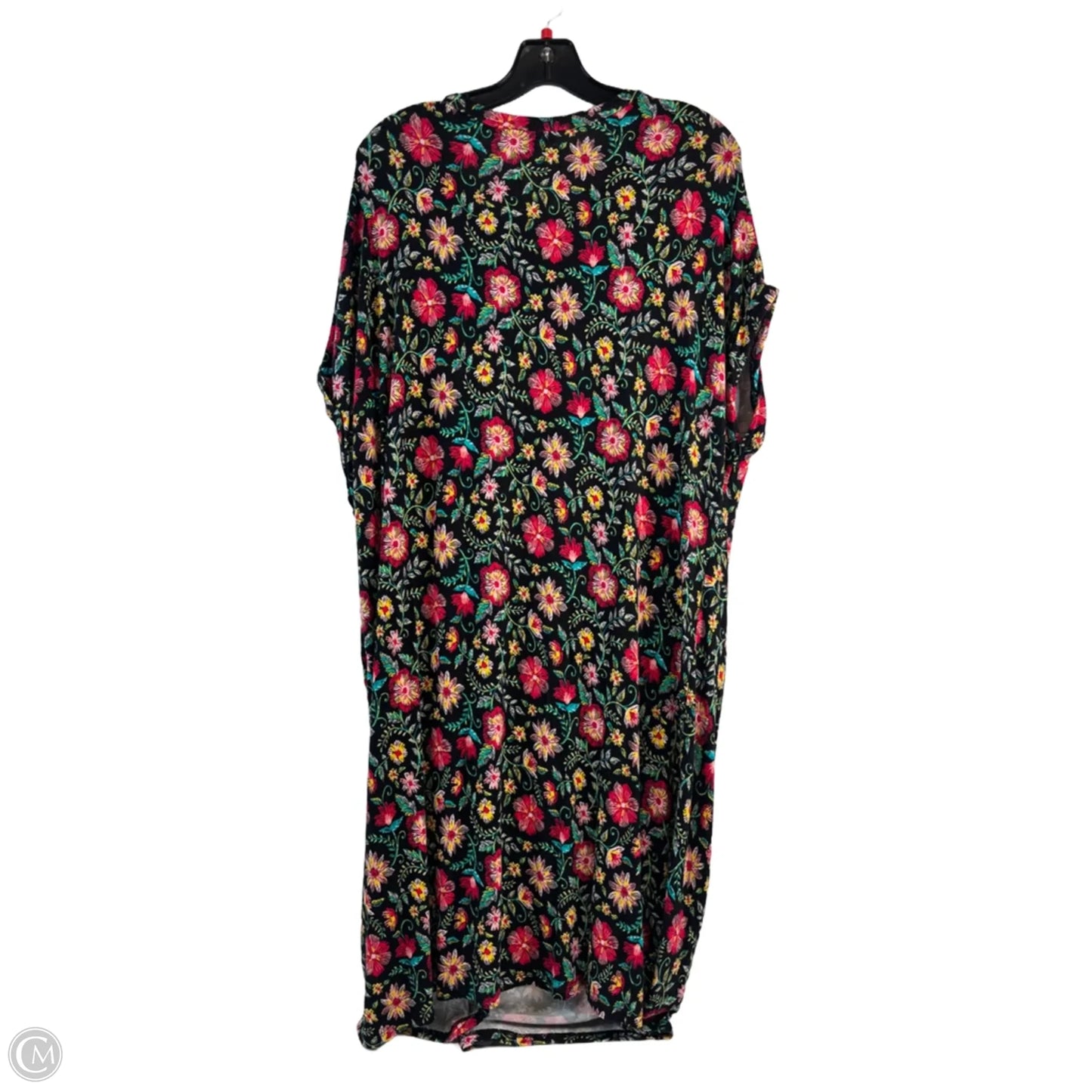 Dress Casual Short By Clothes Mentor In Floral Print, Size: 2x