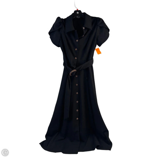 Dress Casual Midi By Calvin Klein In Black, Size: S
