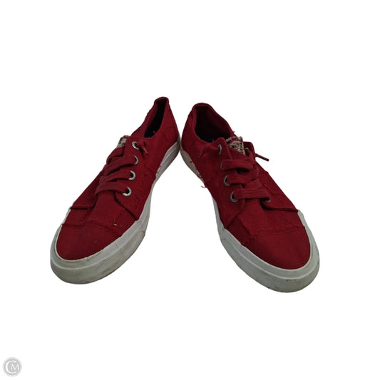 Shoes Sneakers By Blowfish In Red & White, Size: 8