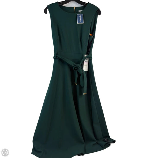 Dress Casual Maxi By Calvin Klein In Green, Size: S