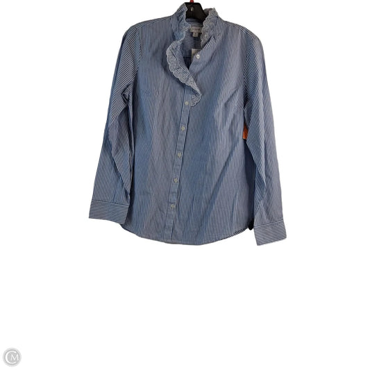 Top Long Sleeve By J. Crew In Striped Pattern, Size: M