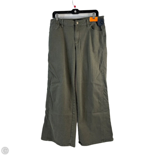 Jeans Wide Leg By Clothes Mentor In Green Denim, Size: 12