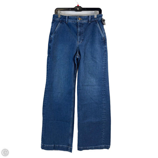 Jeans Straight By J. Crew In Blue Denim, Size: 6