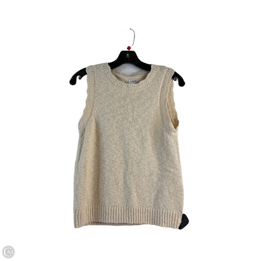 Vest Sweater By J. Crew In Beige, Size: S