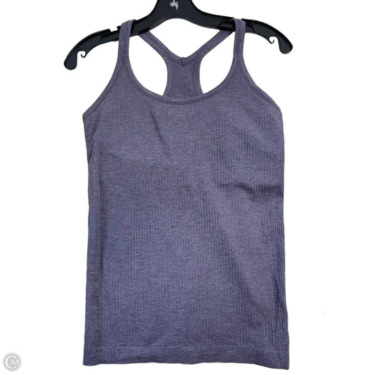 Athletic Tank Top By Lululemon In Purple, Size: 8