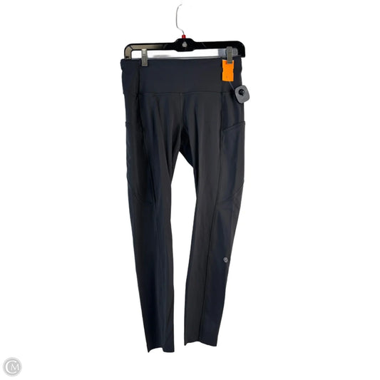 Athletic Leggings By Lululemon In Grey, Size: 8