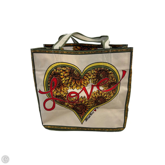 Apparel Tag By Brighton In Green & Yellow, Size: Medium