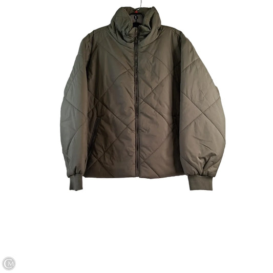 Jacket Puffer & Quilted By Ana In Green, Size: L
