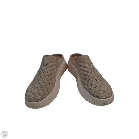 Shoes Heels Platform By Sonoma In Tan & White, Size: 8