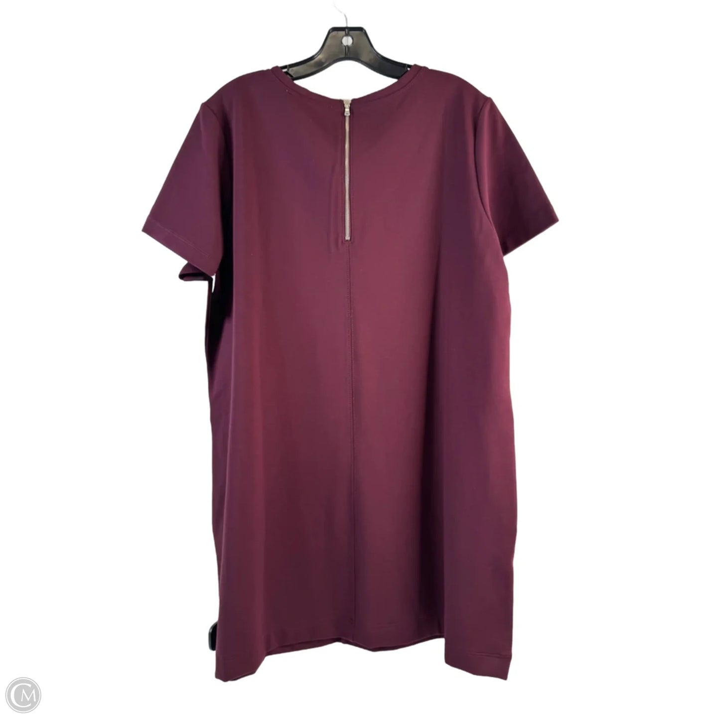 Dress Casual Midi By Loft In Maroon, Size: Xl