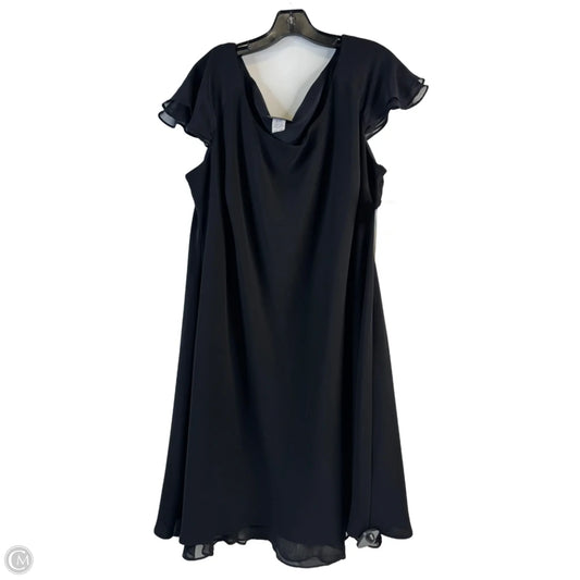 Dress Party Midi By Sl Fashions In Black, Size: 3x