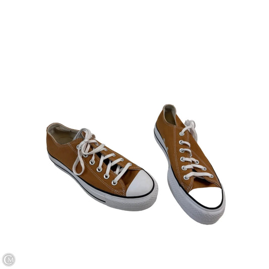 Shoes Sneakers Platform By Converse In Tan & White, Size: 9