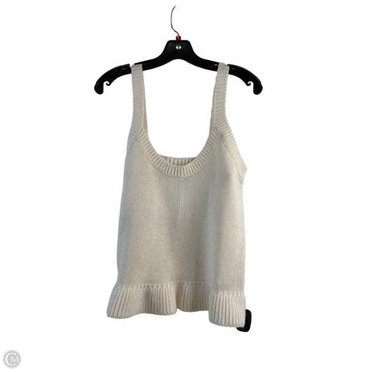 Tank Top By The Drop In Cream, Size: L