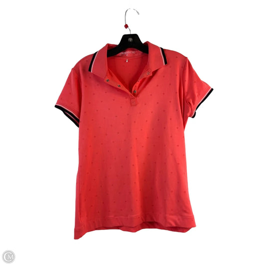 Top Short Sleeve By Nike Apparel In Orange, Size: M