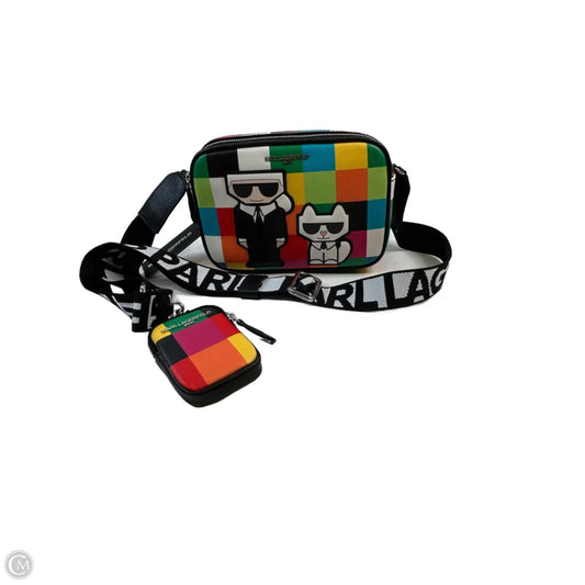 Crossbody Designer By Karl Lagerfeld, Size: Medium