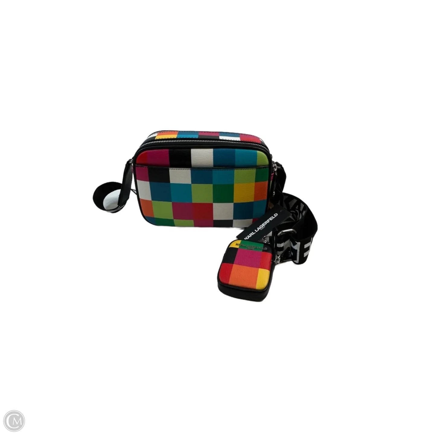Crossbody Designer By Karl Lagerfeld, Size: Medium