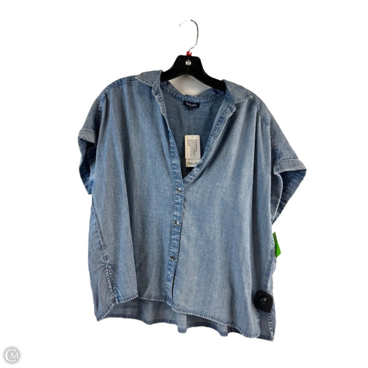 Top Short Sleeve By Splendid In Blue Denim, Size: Xs