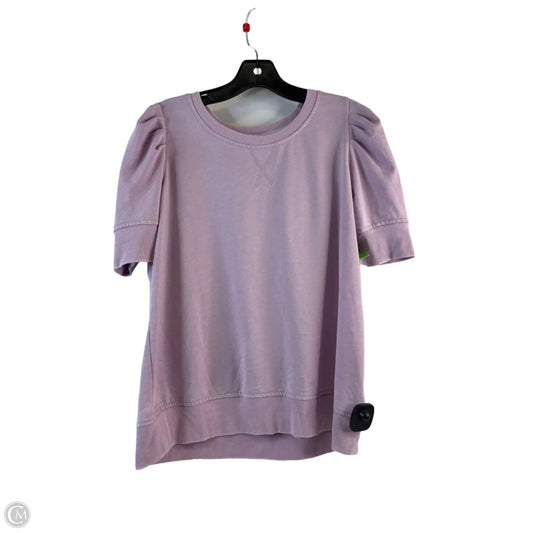 Top Short Sleeve By Jane And Delancey In Purple, Size: M
