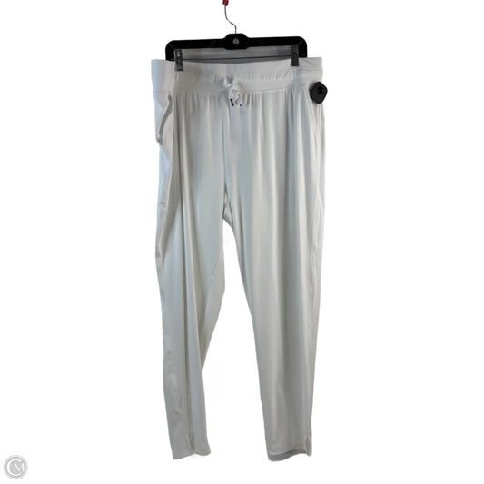 Athletic Pants By Clothes Mentor In White, Size: Xxl