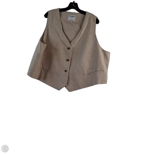 Vest Other By Old Navy In Beige, Size: Xxl