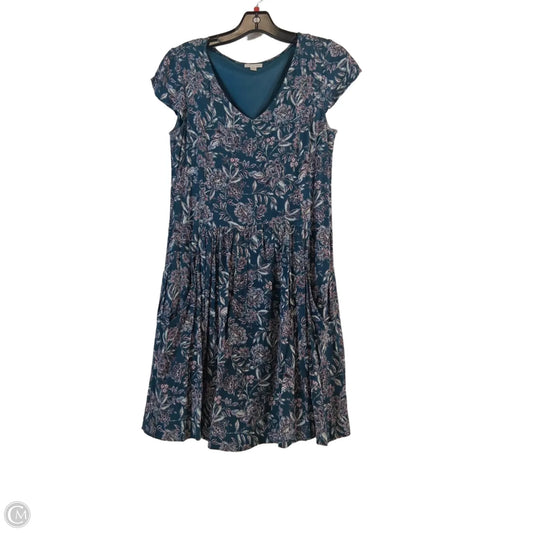 Dress Casual Short By Garnet Hill In Green & Purple, Size: Xs