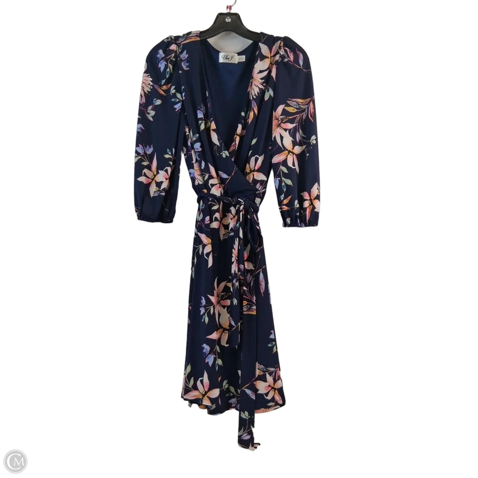 Dress Casual Midi By Eliza J In Blue & Purple, Size: Mp – Clothes Mentor Syracuse NY #144