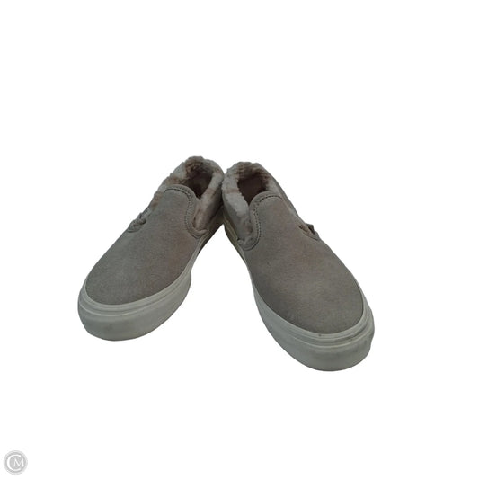 Shoes Flats By Vans In Beige, Size: 6