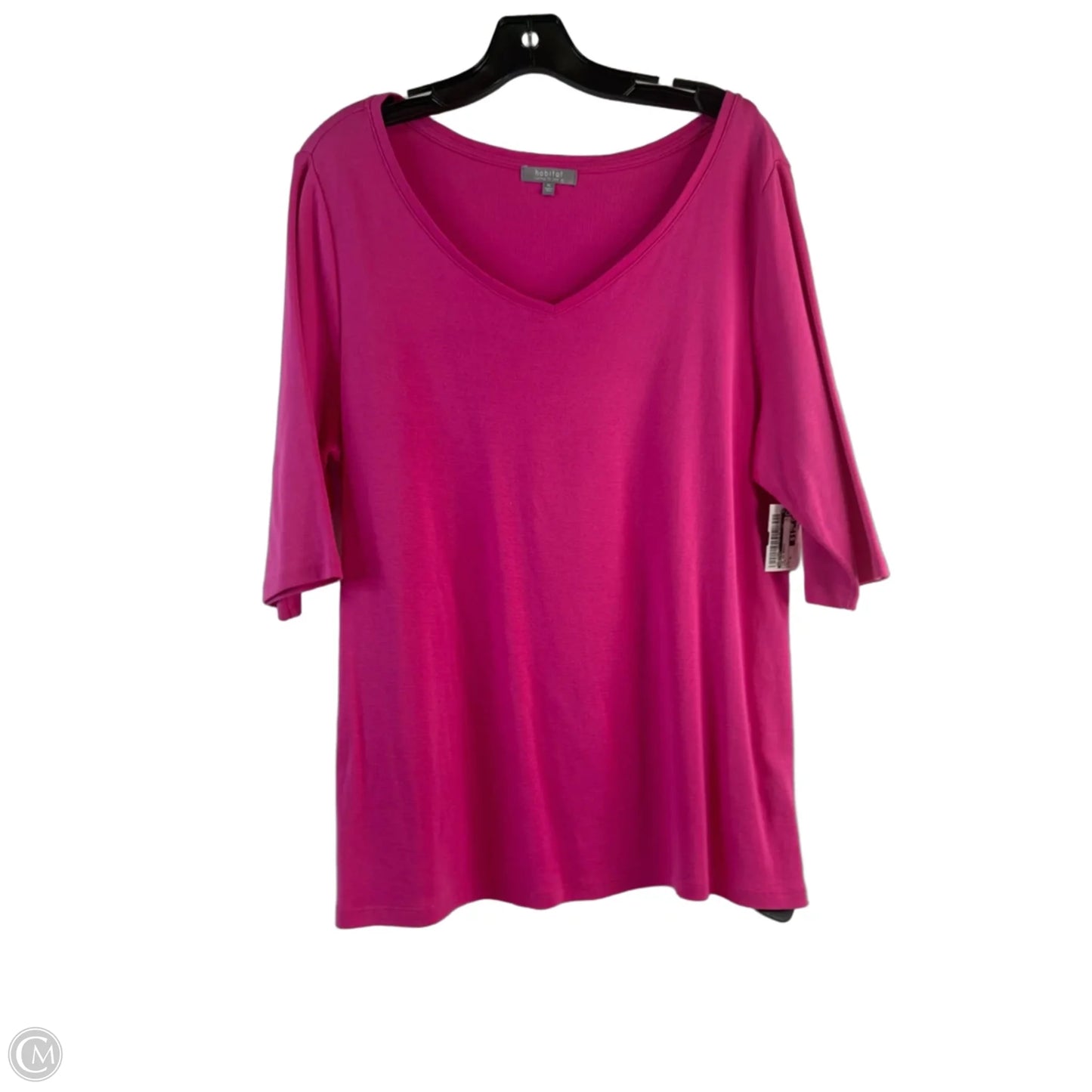 Top Short Sleeve Basic By Habitat In Pink, Size: Xl