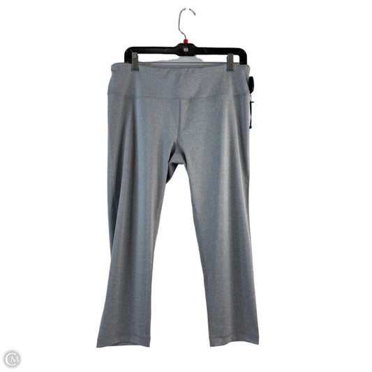 Athletic Leggings Capris By 90 Degrees By Reflex In Grey, Size: Xl