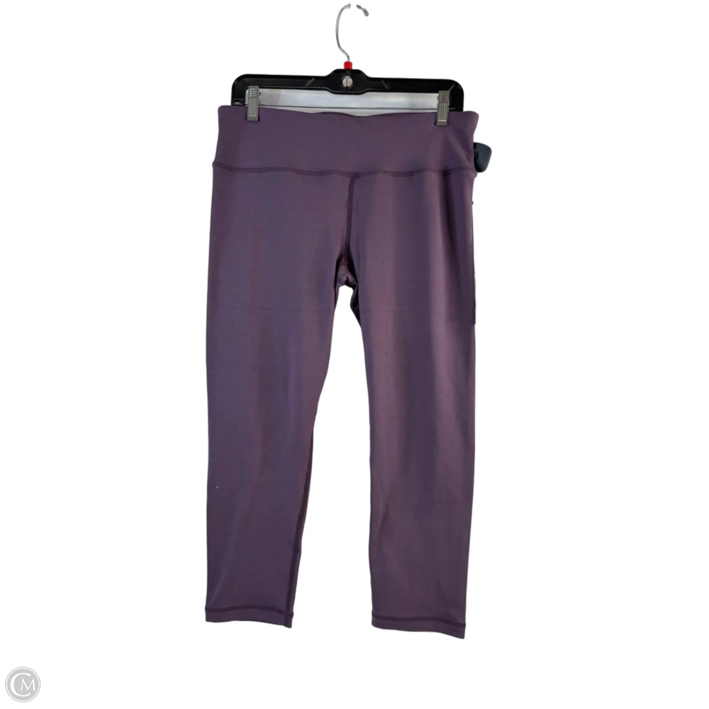 Athletic Leggings Capris By Yogalicious In Purple, Size: L
