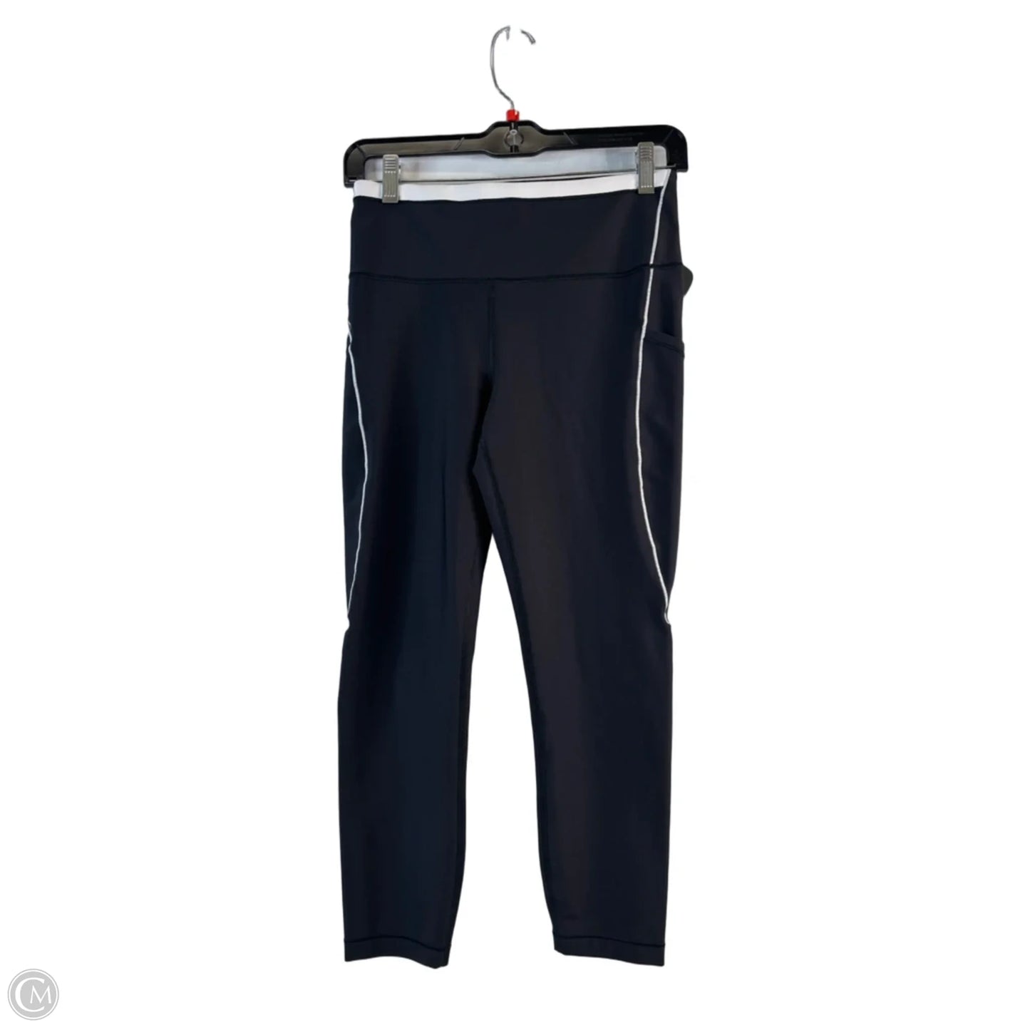Athletic Leggings By Athleta In Black & White, Size: M