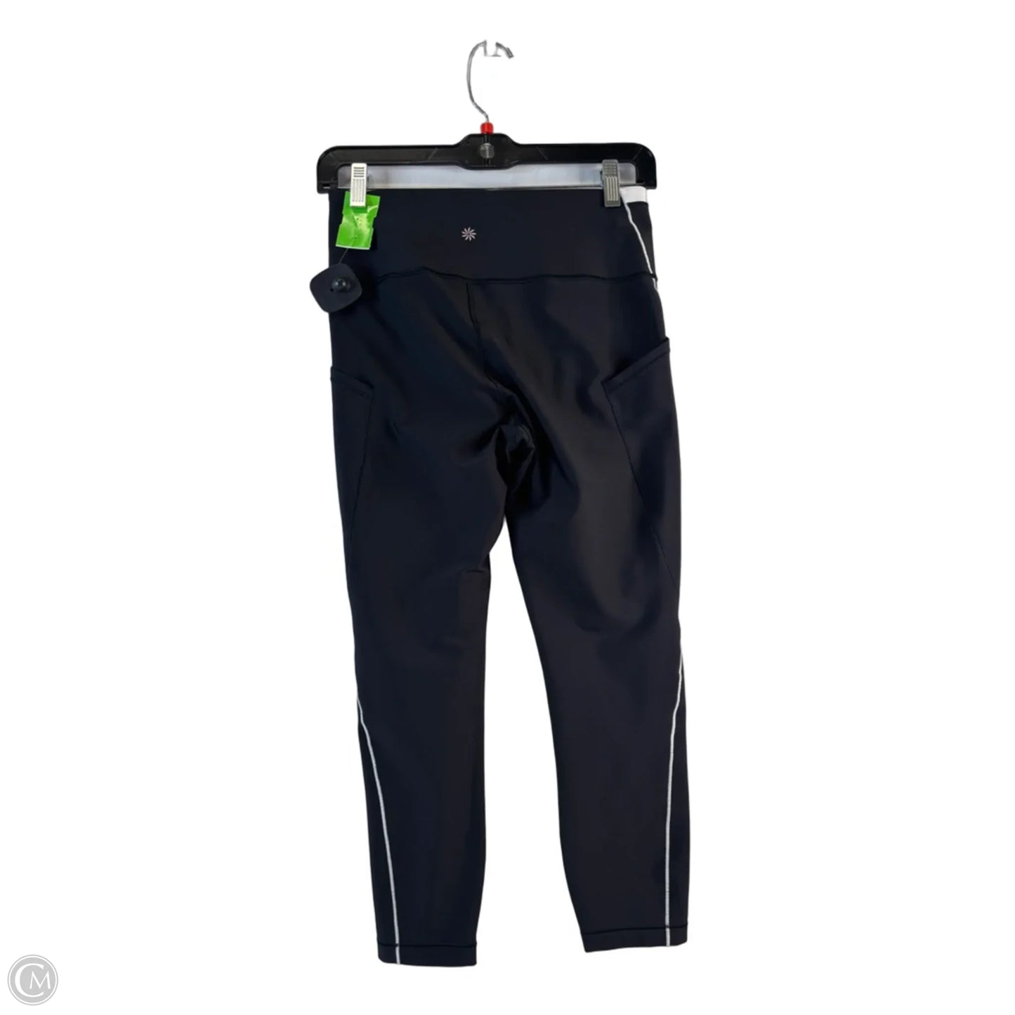 Athletic Leggings By Athleta In Black & White, Size: M