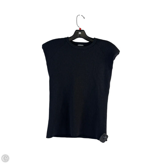 Top Sleeveless By Express In Black, Size: L