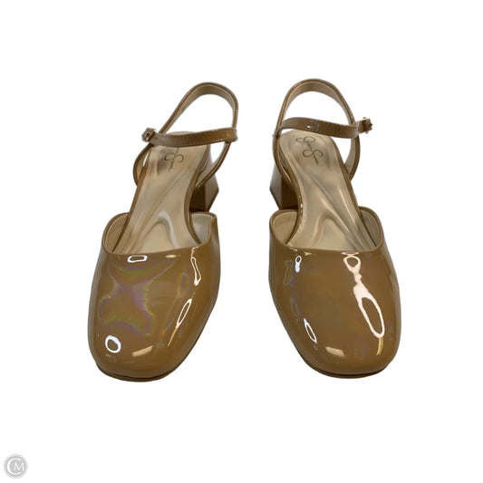 Shoes Heels Block By Jessica Simpson In Tan, Size: 8.5