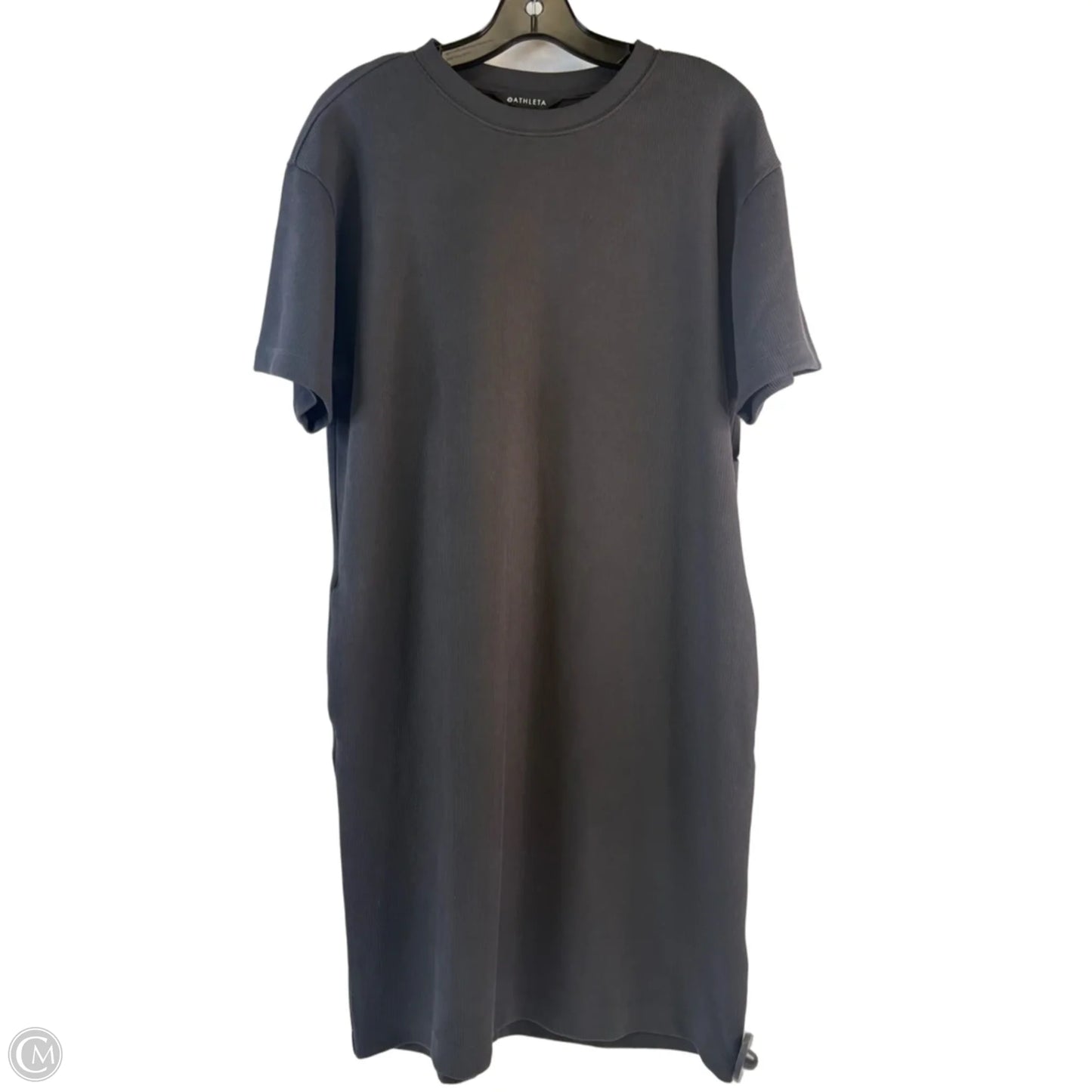 Dress Casual Midi By Athleta In Grey, Size: S