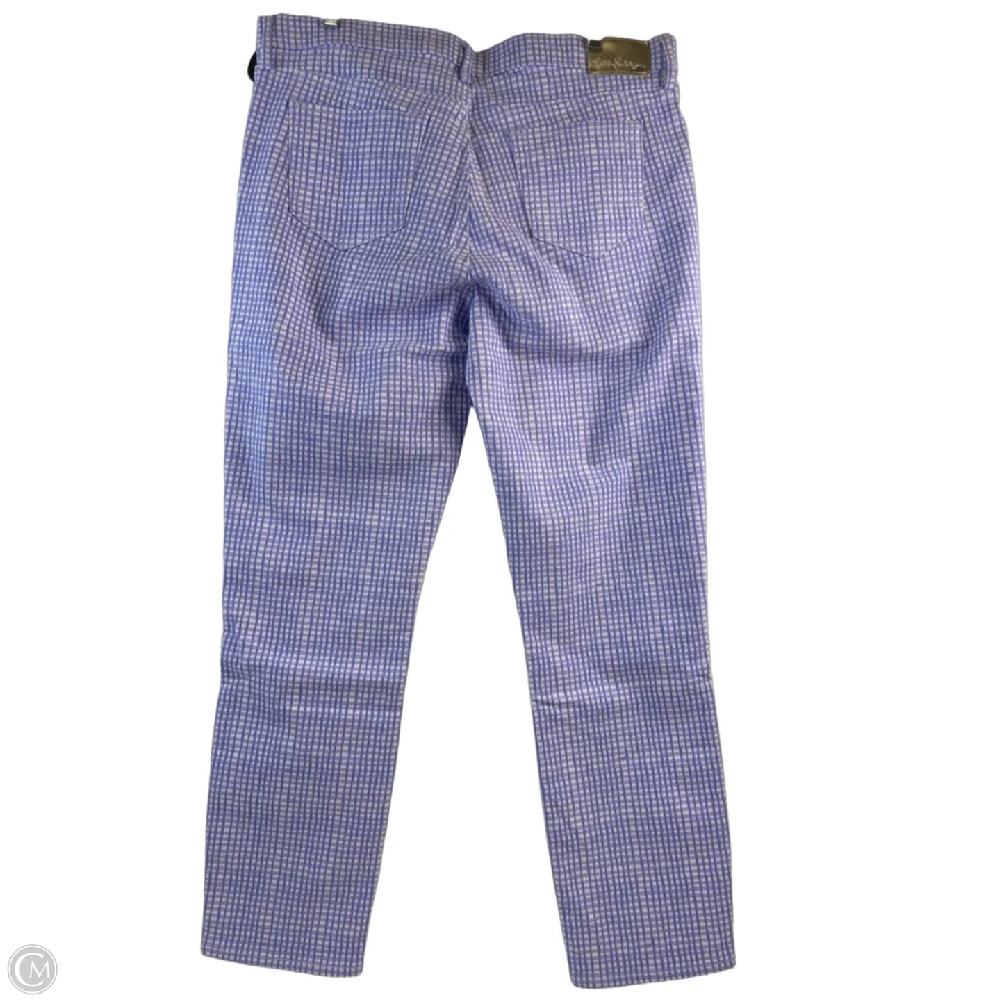 Jeans Designer By Lilly Pulitzer In Purple & White, Size: 16