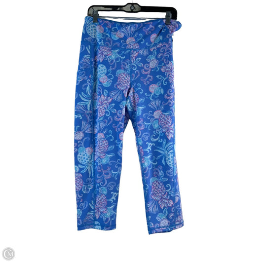 Pants Designer By Lilly Pulitzer In Pink & Purple, Size: Xl