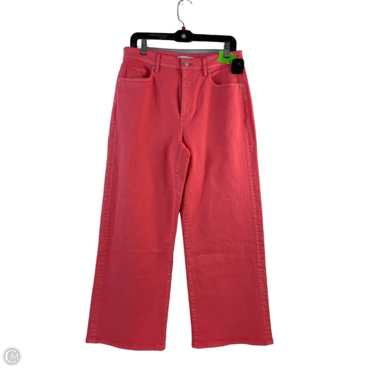Jeans Wide Leg By Loft In Coral, Size: 6