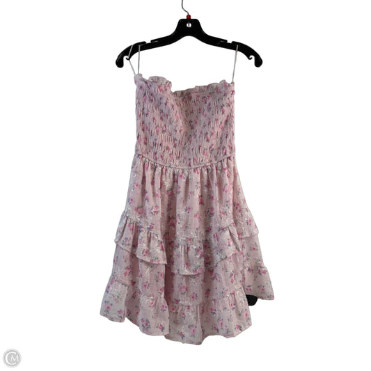 Dress Casual Midi By Francesca's In Pink, Size: M