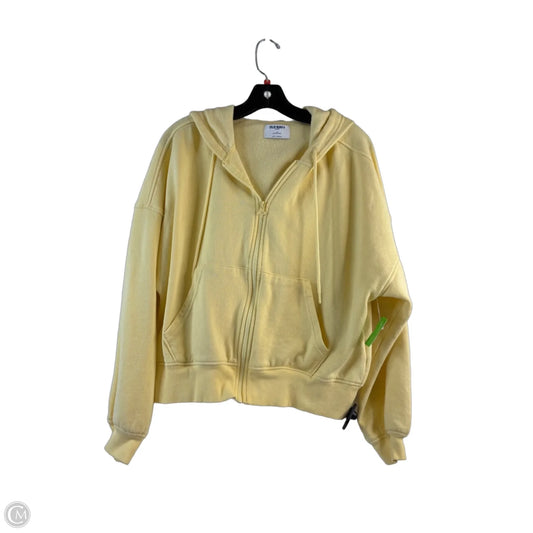 Sweatshirt Hoodie By Old Navy In Yellow, Size: M
