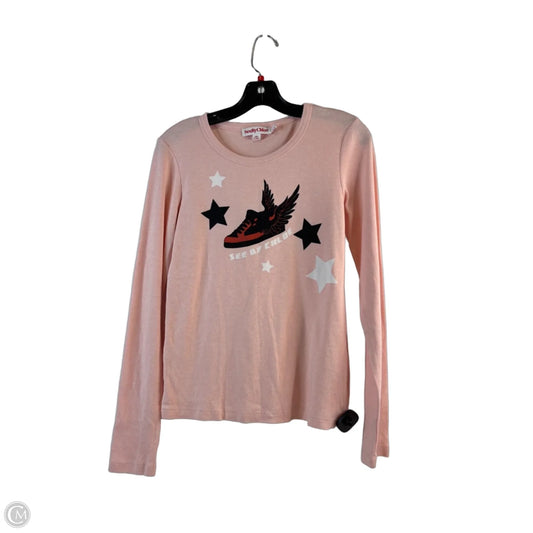 Top Long Sleeve Designer By See By Chloe In Pink, Size: M