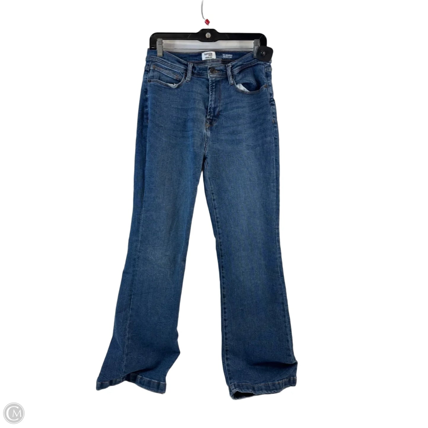 Jeans Flared By Kensie In Blue Denim, Size: 10