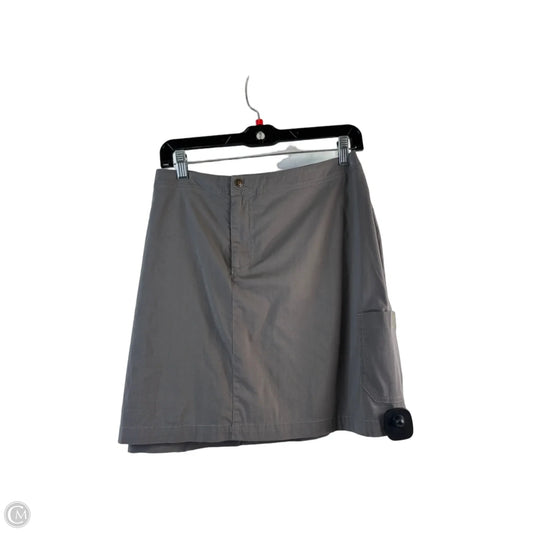 Skort By Clothes Mentor In Grey, Size: 16