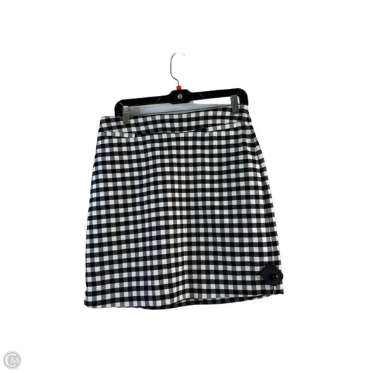 Skort By Christopher And Banks In Checkered Pattern, Size: 8