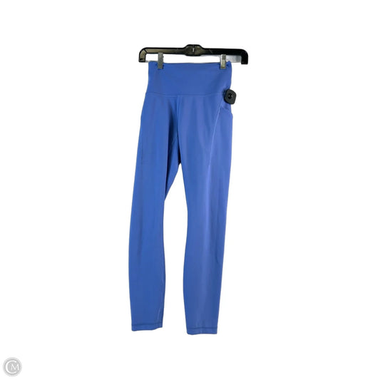 Athletic Leggings By Lululemon In Blue, Size: S