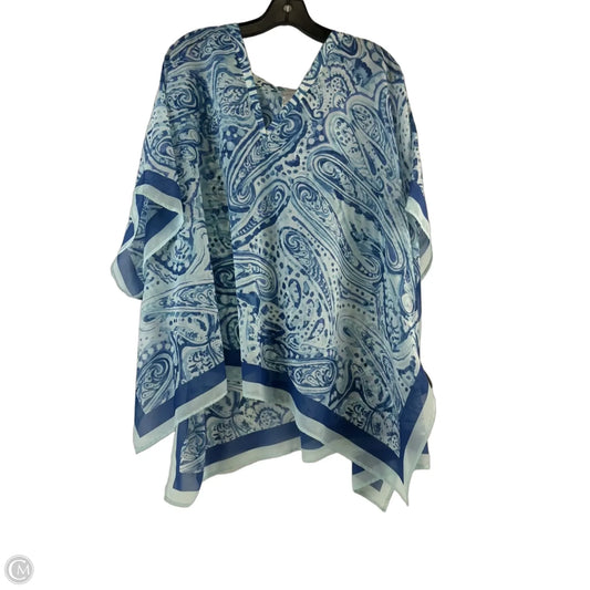 Top Short Sleeve By Chicos In Blue, Size: M