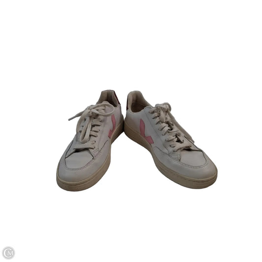 Shoes Sneakers By Veja In Pink & White, Size: 8