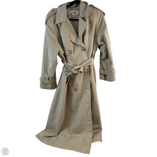 Coat Trench Coat By London Fog In Beige, Size: L